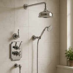 Huber Victoria Termostatski Vgradni Tuš Set 20 cm Deževna Glava Krom 1208679122